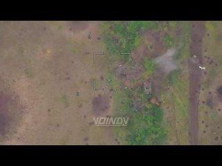 #СВО_Медиа #Воин_DVОператоры БпЛА 14 отдельной бригады спецназа поразили FPV-дроном позицию минометного расчета.