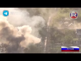 СВО Кадры уничтожения скоплений боевиков в Красногоровке