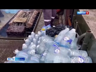 Курганские спасатели доставили 1,5 тонны питьевой воды жителям населённого пункта Труд и Знание Звериноголовского округа