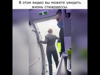 В этом видео вы можете увидеть жизнь стюардессы