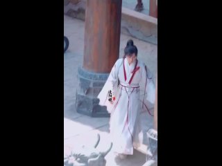 Сянъи в Сыгу под зонтиком (съемки сцены из 3 серии) | Mysterious Lotus Casebook | fancam