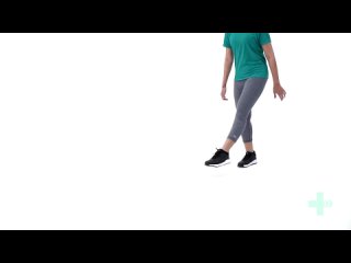 Бег на носочках - Прямые движения ногами