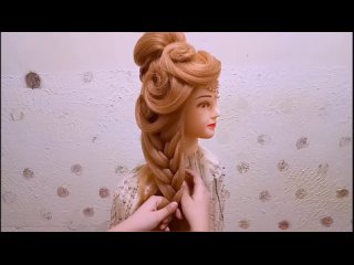 A-J Beauty Parlour- - Kashees Bridal Hairstyle  Wedding hairstyle for bride  Front Layer Puff Hairstyles Step By step