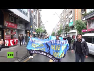 Istanbul : violents affrontements lors d'un rassemblement interdit  l'occasion de la fte du travail