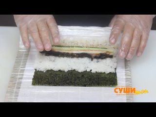 Как приготовить суши (унаги маки). Суши Шоп. _ How to make Unagi Maki sushi