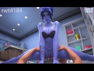 Widowmaker from Overwatch cowgirl sex animation r34
