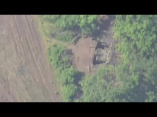 Ивановские десантники уничтожили Ланцетом украинский танк западнее Часов Яра