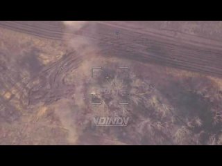 The 14th Special Forces Brigade of the Vostok group hit a Tank of the Ukrainian Armed Forces. The hit with the barrel disabled t