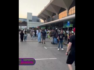 Thousands of people are stuck in the transit zone of Dubai airport - all of them are crowding at the check-in counters to buy ne