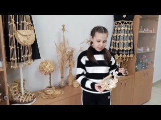 Апсатарова Дарья Васильевна. Работа “Подкова на счастье“