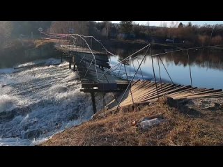 В нацпарке Таганай паводком разрушен мост