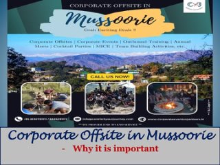 Corporate Team Outing in Mussoorie - Corporate Offsite in Mussoorie