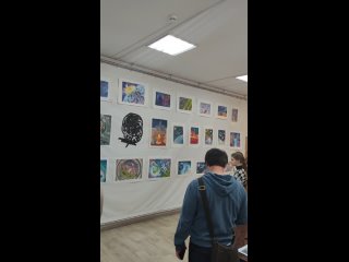 Выставка Областного конкурса детских работ декоративно-прикладного и изобразительного искусства «Мои космические дали»
