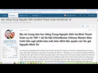 Khóa học tiếng Trung uy tín Quận Thanh Xuân Ngõ 80 Lê Trọng Tấn Phường Khương Mai lớp Hán ngữ sơ cấp