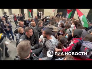 Une vague d'actions tudiantes pro-palestiniennes a envahi les capitales europennes