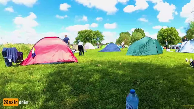 Miha Nika69 VERY RISKY SEX IN A CROWDED CAMPING AMSTERDAM, PUBLIC POV Русская Russian Анал