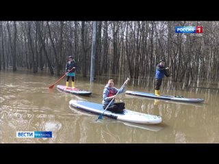 Рязанские сапсёрферы покоряют Лесопарк