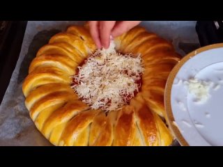 Узбекский пирог с мясом.