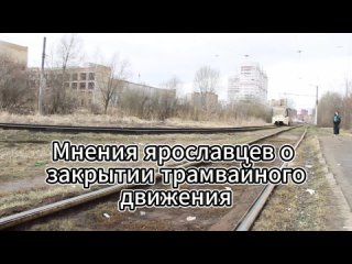 Ярославцы о возможном закрытии трамвайного движения