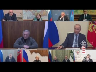 Путин сделал замечание губернатору Тюменской области Моору