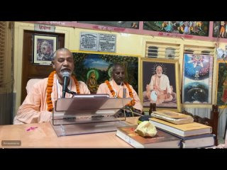 Krishna katha at Sri Roop Sanatan Gaudiya Math | Vrindavan || Bhaktivedanta Madhava Maharaj