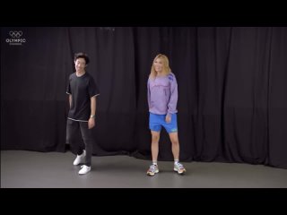 The choreography lesson. Nathan Chen and Hayley Kiyoko | From The Top