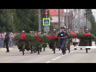 9 Мая отпраздновали в Енисейске и Минусинске