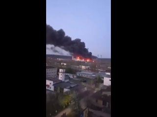 Нанесён удар по одной из крупнейших на Украине и самой мощной в Киевской области Трипольской ТЭС. Там начался сильный пожар