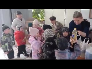 Малыши из Михайловского детсада принесли помощь жителям, пострадавшим от паводка