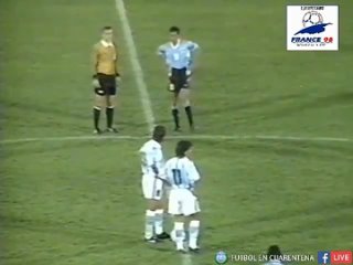 Отборочный матч чемпионата мира 1998. Уругвай-Аргентина