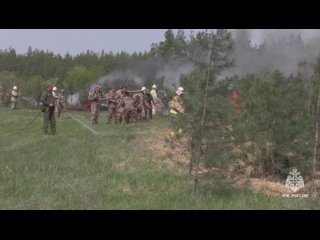 В Белокалитвинском районе провели масштабные пожарно-тактические учения