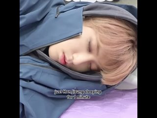 just han jisung sleeping for 1 minute