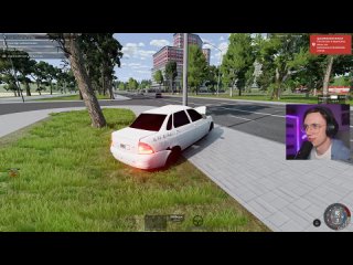 [serebro1love] ХАСАН на ПРИОРАХ по МОСКВЕ в BEAMNG MULTIPLAYER