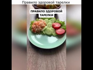 Правило здоровой тарелки