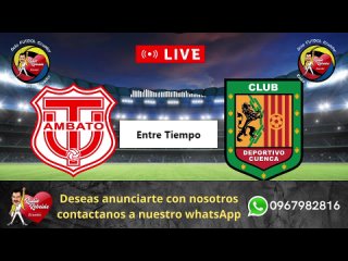 Tcnico Universitario vs Deportivo Cuenca (En Vivo)