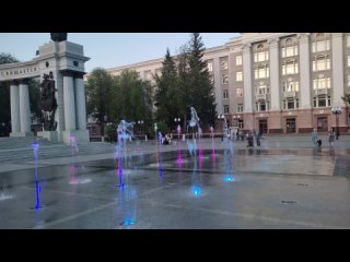 2 часть уфа фонтан на сов площади светомузыкальный поющий. 28 апреля 2024.город уфа .4 к 2160 р