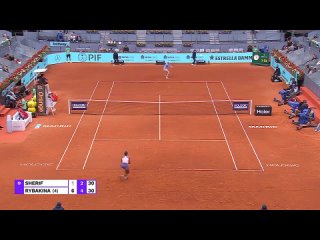 ELENA RYBAKINA vs MAYAR SHERIF HIGHLIGHTS  WTA Madrid Open