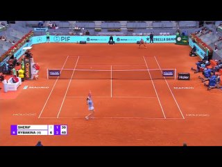 Madrid Open 2024_ Mayar Sherif vs Elena Rybakina Match