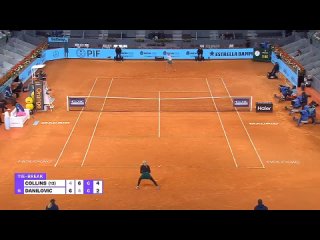 Danielle Collins vs Olga Danilovic Highlights _ Madrid Open