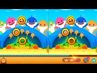 Pinkfong Spot the difference Finding Baby Shark   Gameplay Trailer   Play with Hogi