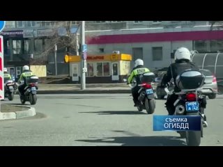 В Новокузнецке начал работу мотопатруль ГИБДД.mp4