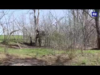 Training of assault units of the Vostok group of troops at the training ground