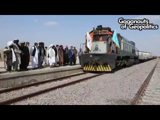 Afghanistan delivers goods to Turkiye for the first time via the Herat-Haf railway through Iran