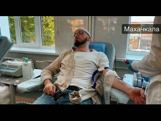 22 апреля в рамках весенней недели добра на Республиканской станции переливания крови совместно с дагестанским отделением Росси