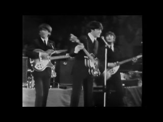 Концерт The Beatles выступают в Уэмбли, 26 апр. 1964 г.