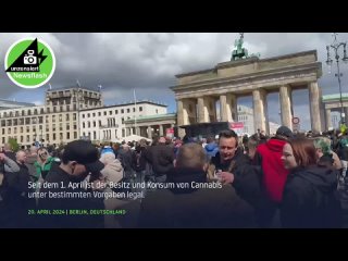 Herr Scholz, wann Bubatz legal  Erster 420 Day Smoke-In in Berlin nach Legalisierung