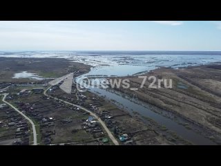 Разлив реки в Упоровском районе