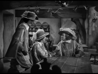 ТРИ МУШКЕТЕРА (1939) - приключения, комедия, музыкальный, экранизация. Алан Дуон 1080p