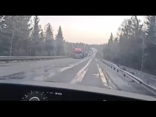 На трассе между Назарово и Ачинском произошло ДТП