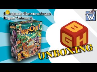 KAPOW! Volume 2 2023 | Boardgame Heaven Unboxing 201: Kapow! Volume 2 (Wise Wizard Games) Перевод
